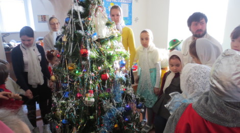 Рождественская елка в воскресной школе
